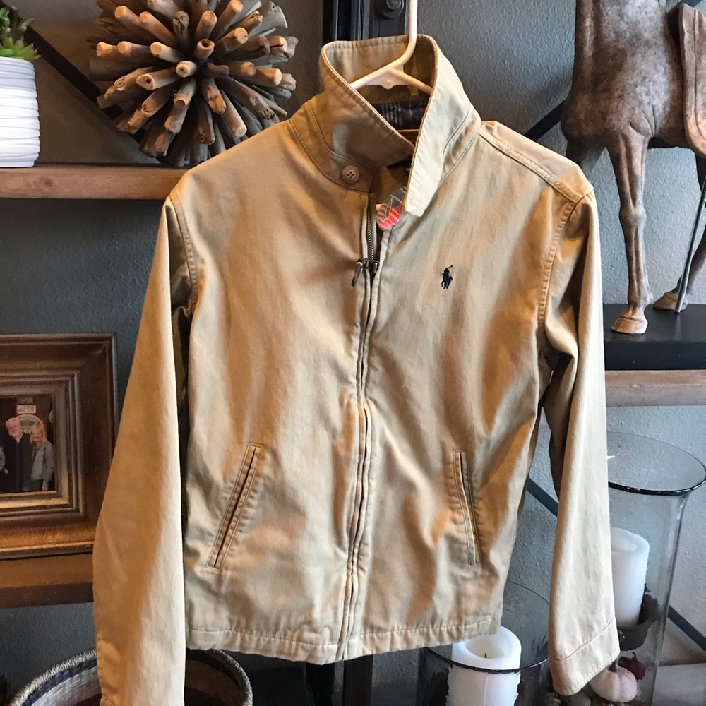 BOY’s Polo Khaki Jacket, Sz Large (14-26)